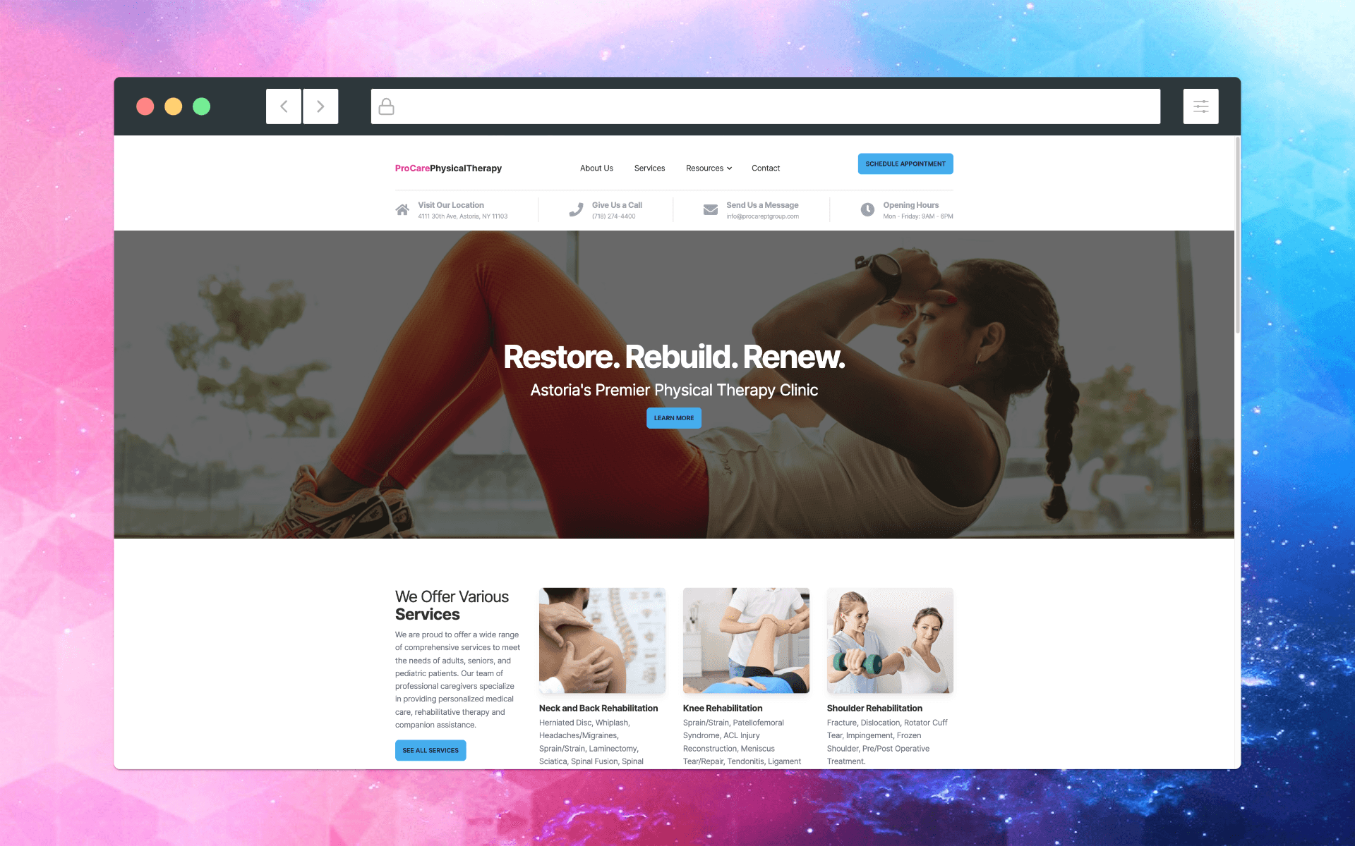 ProCare Website Redesign